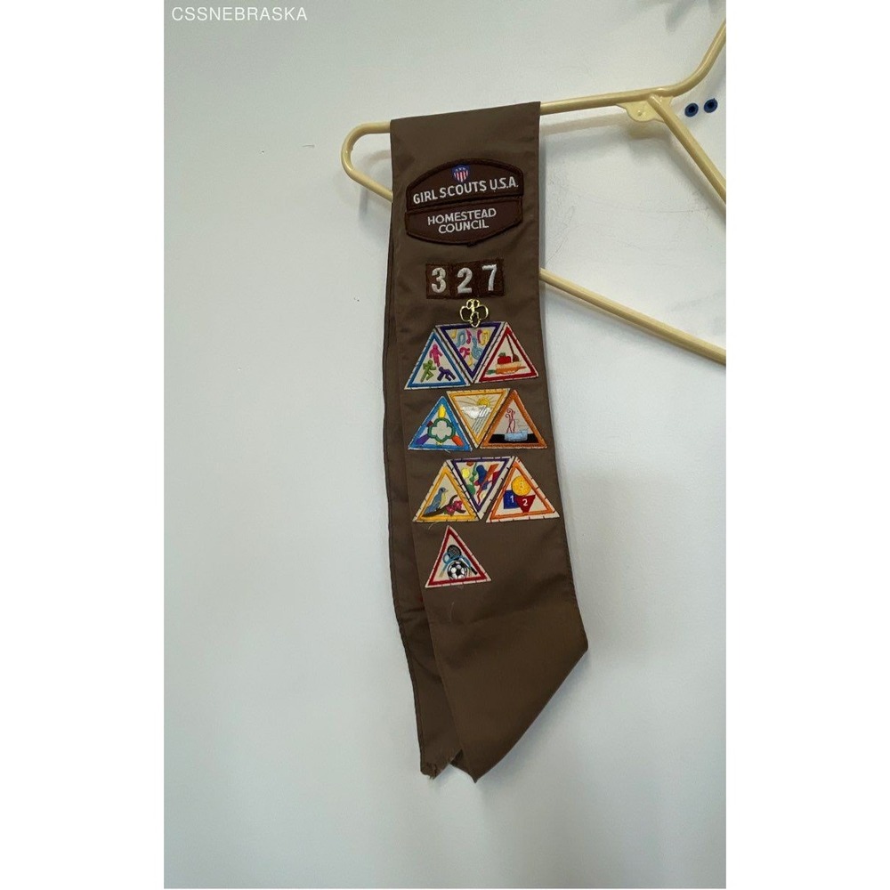 Girl Scout Brown Vintage‎ Sash